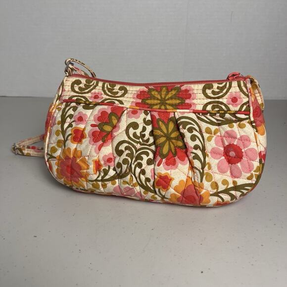 Vera Bradley Accessory Lot Crossbody Purse Trifold Wallet Cosmetic Bag & Pencils - Picture 12 of 16